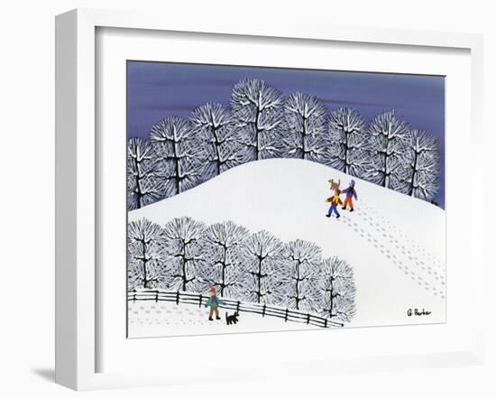 Snow Treck-Gordon Barker-Framed Giclee Print