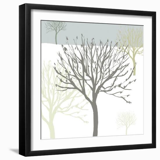Snow Tree I-Sarah Cheyne-Framed Giclee Print