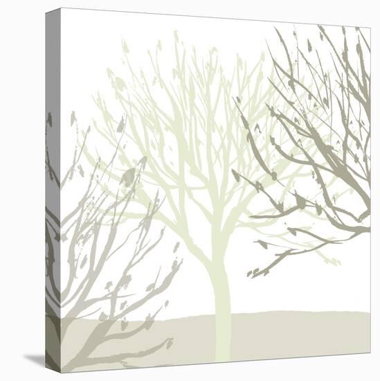 Snow Tree III-Sarah Cheyne-Stretched Canvas