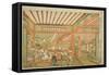 Snow-Viewing Entertainment, C.1771-Utagawa Toyoharu-Framed Stretched Canvas