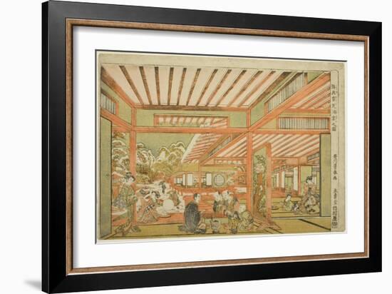 Snow-Viewing Entertainment, C.1771-Utagawa Toyoharu-Framed Giclee Print