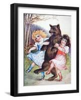 Snow White and Rose Red-null-Framed Giclee Print