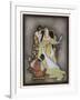 Snow White and the Seven Dwarfs (Grimm) the Queen and Her Magic Mirror-Jennie Harbour-Framed Art Print