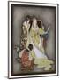 Snow White and the Seven Dwarfs (Grimm) the Queen and Her Magic Mirror-Jennie Harbour-Mounted Art Print
