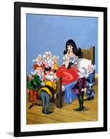 Snow-White and the Seven Dwarfs-Ron Embleton-Framed Giclee Print