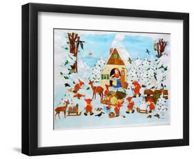 Snow White and the Seven Dwarfs-Christian Kaempf-Framed Giclee Print