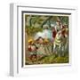 Snow White in Glass Case-null-Framed Art Print