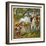 Snow White in Glass Case-null-Framed Art Print