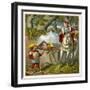 Snow White in Glass Case-null-Framed Art Print