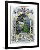 Snow White in Her Glass Coffer, c.1880-null-Framed Giclee Print