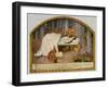 Snow White in Her Glass Coffin is Mourned by the Dwarfs-Marianne Stokes-Framed Photographic Print