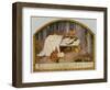 Snow White in Her Glass Coffin is Mourned by the Dwarfs-Marianne Stokes-Framed Photographic Print