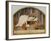 Snow White in Her Glass Coffin is Mourned by the Dwarfs-Marianne Stokes-Framed Photographic Print