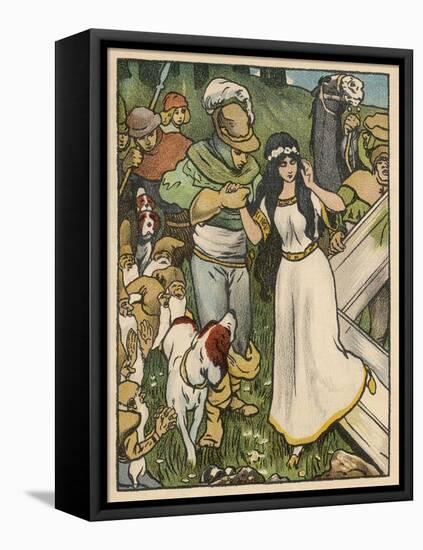 Snow White Miraculously Comes Back to Life and is Reunited with Her Prince-Willy Planck-Framed Stretched Canvas