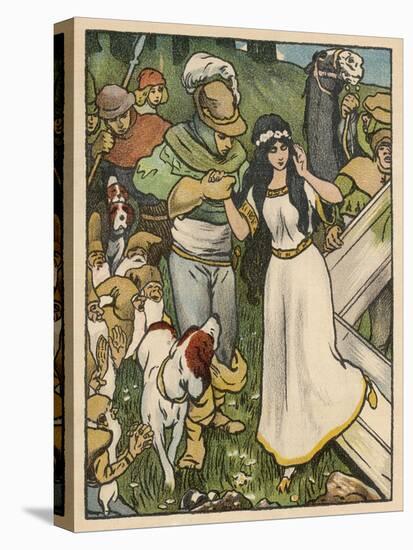 Snow White Miraculously Comes Back to Life and is Reunited with Her Prince-Willy Planck-Stretched Canvas