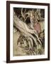 Snow White, Rose Red-Arthur Rackham-Framed Art Print