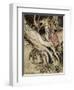 Snow White, Rose Red-Arthur Rackham-Framed Art Print