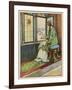 Snow White's Mother Pricks Her Finger-Willy Planck-Framed Art Print