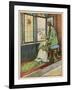 Snow White's Mother Pricks Her Finger-Willy Planck-Framed Art Print