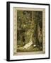 Snow White: When the Dwarfs Returned, They Discovered the Sleeping Snow White-V^p^ Mohn-Framed Giclee Print