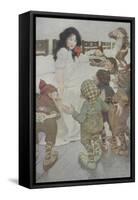 Snow White-Jessie Willcox-Smith-Framed Stretched Canvas