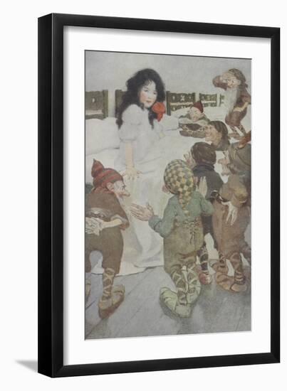 Snow White-Jessie Willcox-Smith-Framed Premium Giclee Print