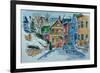 Snow, Wright St., Stapleton-Anthony Butera-Framed Giclee Print