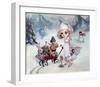 Snow-Leslie Ditto-Framed Art Print