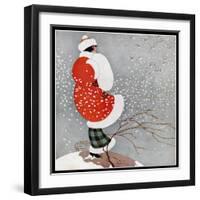 Snow-Vintage Lavoie-Framed Giclee Print