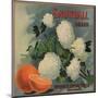 Snowball Brand - Ruddock, California - Citrus Crate Label-Lantern Press-Mounted Art Print