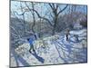 Snowball Fight, 2007-Andrew Macara-Mounted Giclee Print