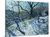 Snowball Fight, Derbyshire-Andrew Macara-Stretched Canvas