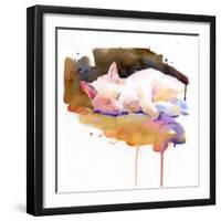 Snowball Sleeping, 2014-John Keeling-Framed Giclee Print