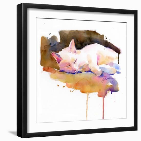 Snowball Sleeping, 2014-John Keeling-Framed Giclee Print