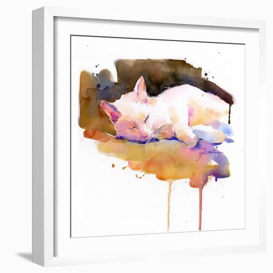 Snowball Sleeping, 2014-John Keeling-Framed Giclee Print