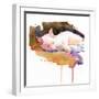 Snowball Sleeping, 2014-John Keeling-Framed Giclee Print