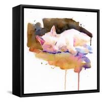 Snowball Sleeping, 2014-John Keeling-Framed Stretched Canvas