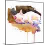 Snowball Sleeping, 2014-John Keeling-Mounted Premium Giclee Print