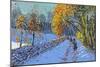 Snowballing, Allestree Park, Derby, 2014-Andrew Macara-Mounted Giclee Print