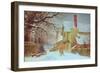 Snowballing at Tiddlington-William W. Quatremain-Framed Giclee Print