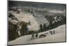 'Snowballing in Paradise Valley in Midsummer, Mt. Rainier National Park', c1916-Asahel Curtis-Mounted Photographic Print