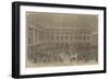 Snowballing Upon the Liverpool Exchange-null-Framed Giclee Print