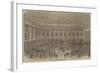 Snowballing Upon the Liverpool Exchange-null-Framed Giclee Print