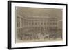 Snowballing Upon the Liverpool Exchange-null-Framed Giclee Print