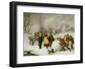 Snowballing-Cornelis Kimmel-Framed Giclee Print