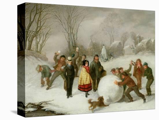 Snowballing-Cornelis Kimmel-Stretched Canvas