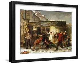 Snowballing-William Henry Knight-Framed Giclee Print