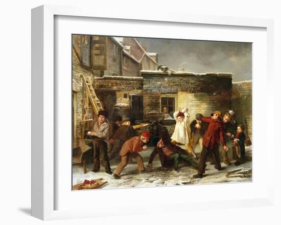 Snowballing-William Henry Knight-Framed Giclee Print