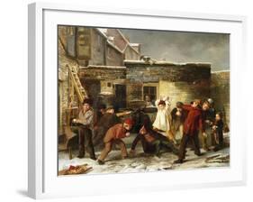 Snowballing-William Henry Knight-Framed Giclee Print