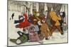 Snowballing-Gillian Lawson-Mounted Giclee Print